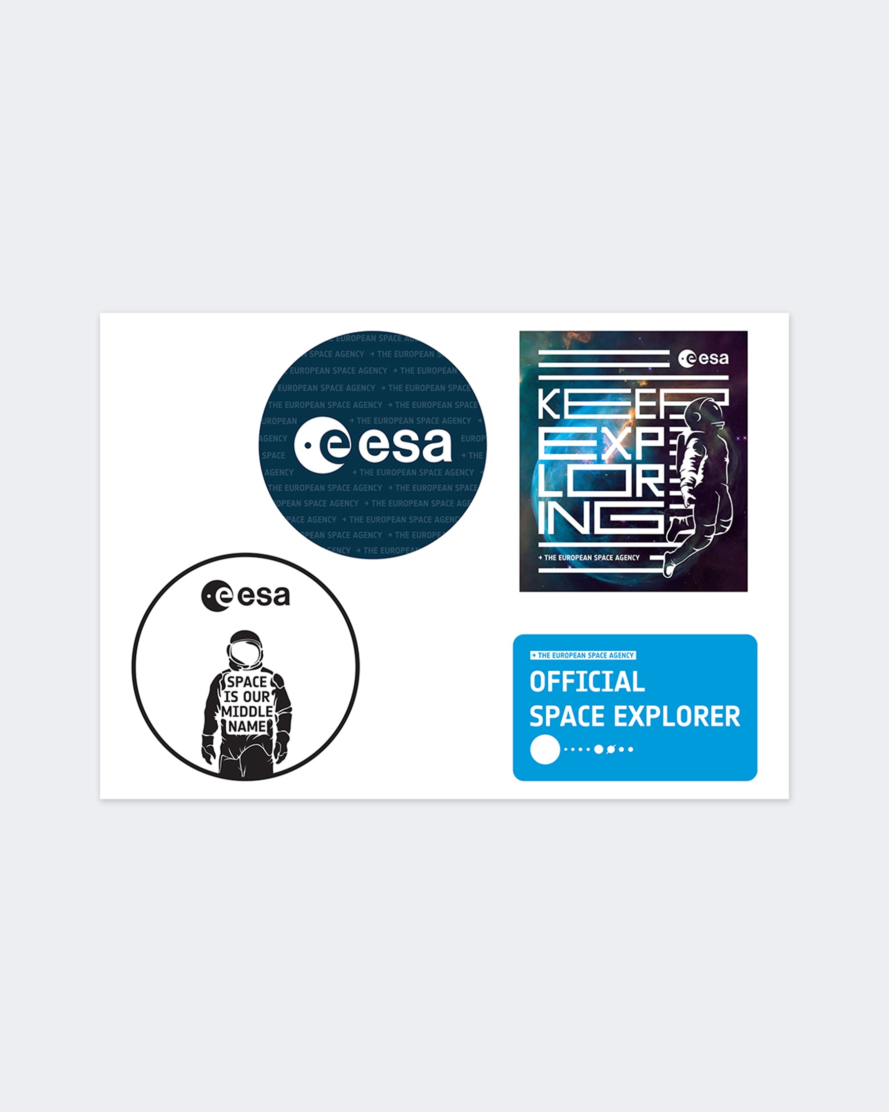 Space Is Our Middle Name Sticker Sheet