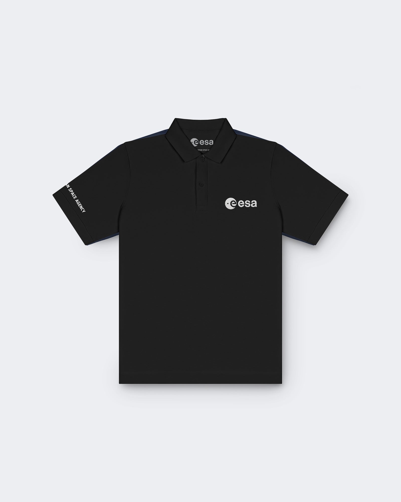 ESA Men's Classic Embroidered Logo Polo | ESA Space Shop