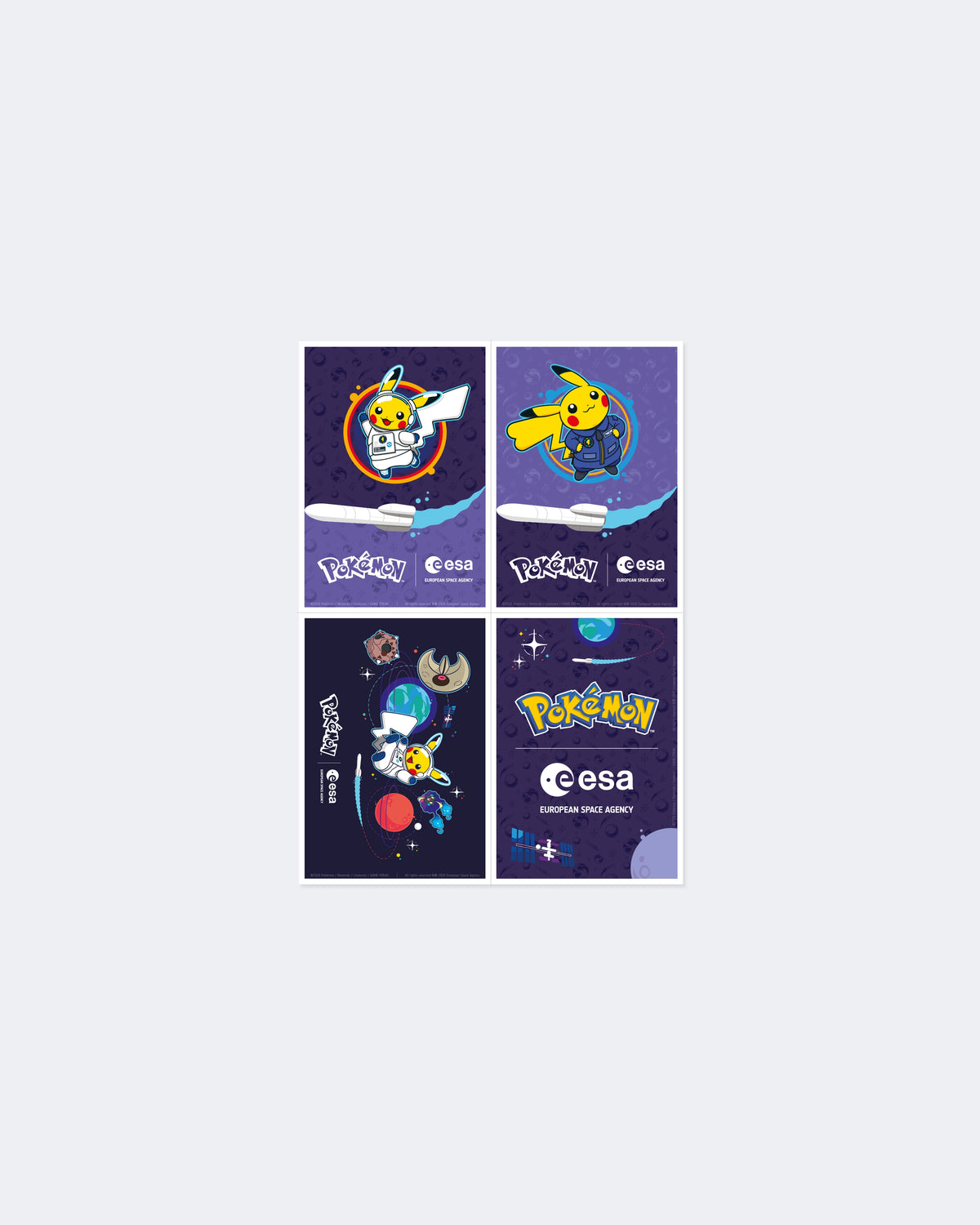 ESA X POKEMON STICKER SHEET