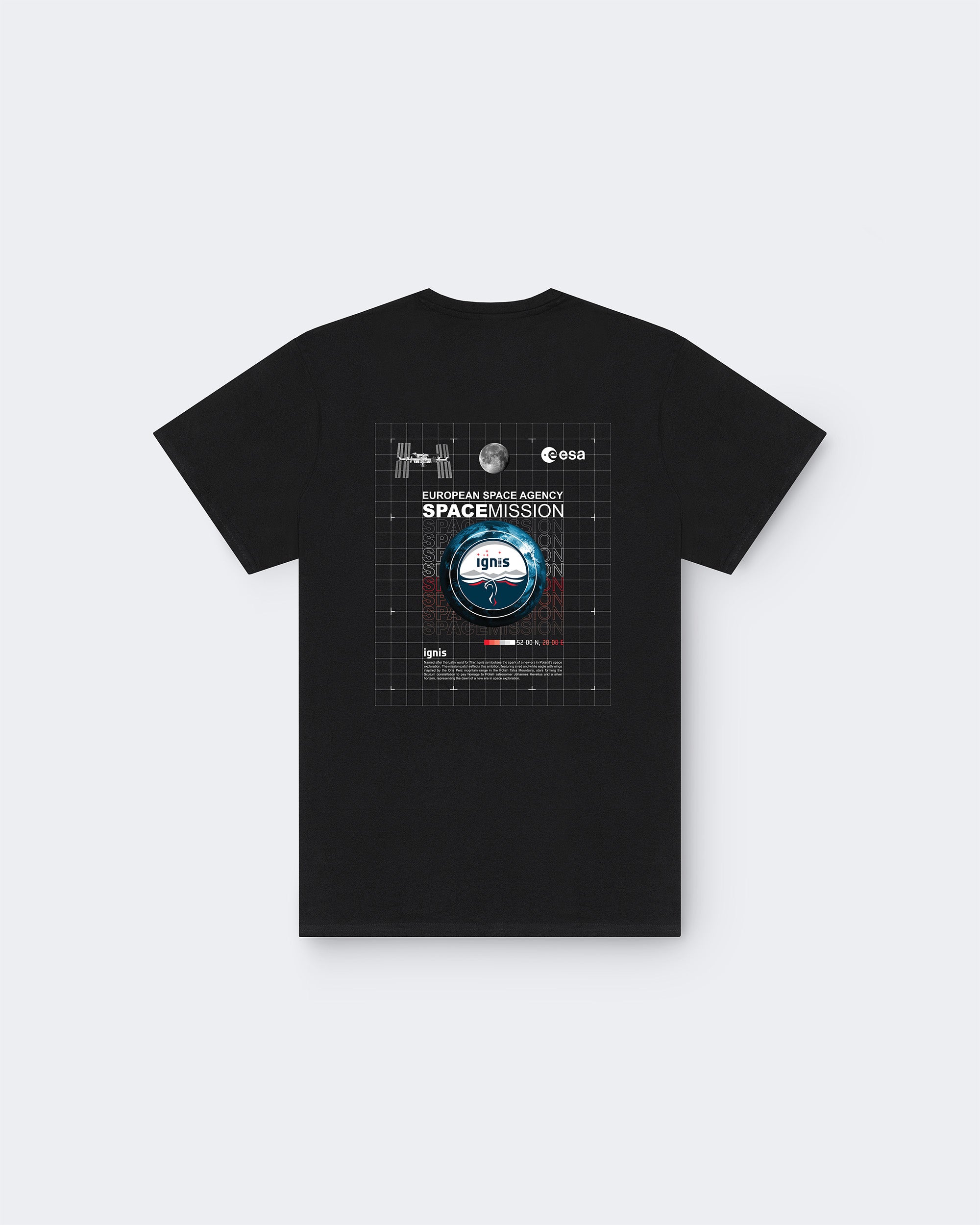 トップス Esan Ignis T-Shirt | ESA Space Shop